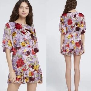 Alice + Olivia Floral Mini Dress